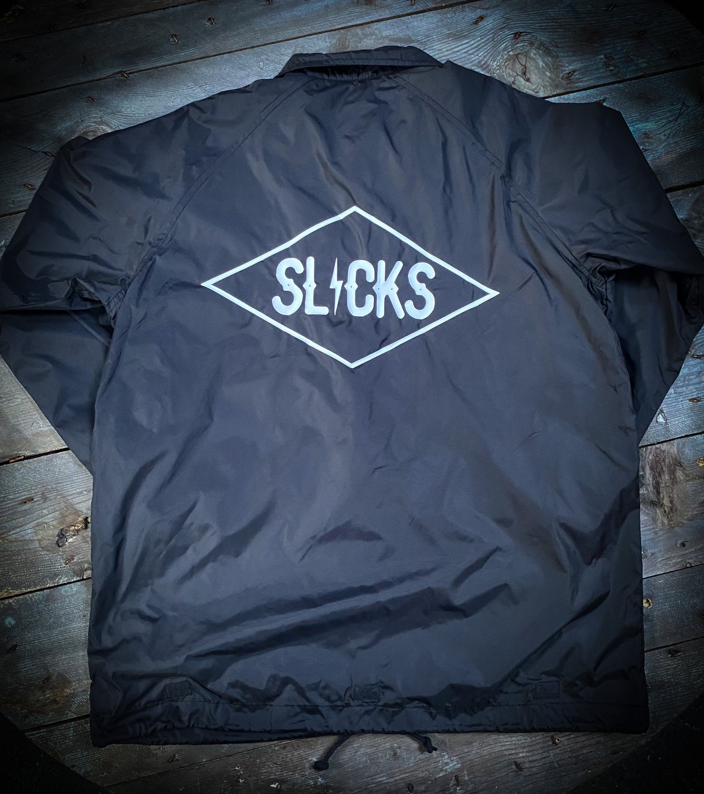 Slicks logo coach jacket